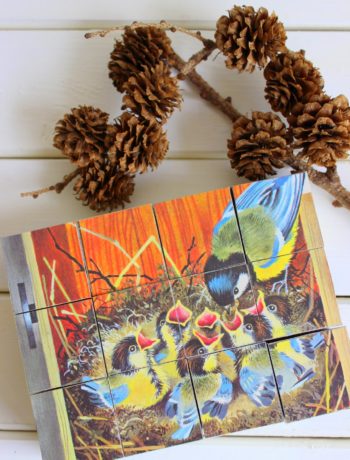 DIY: Puzzle aus Holzklötzchen