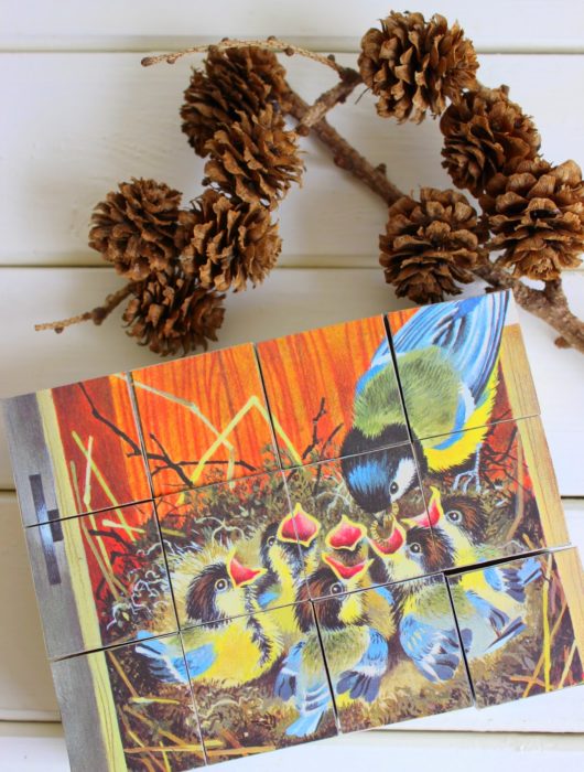 DIY: Puzzle aus Holzklötzchen