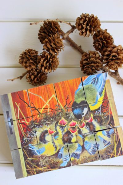 DIY: Puzzle aus Holzklötzchen