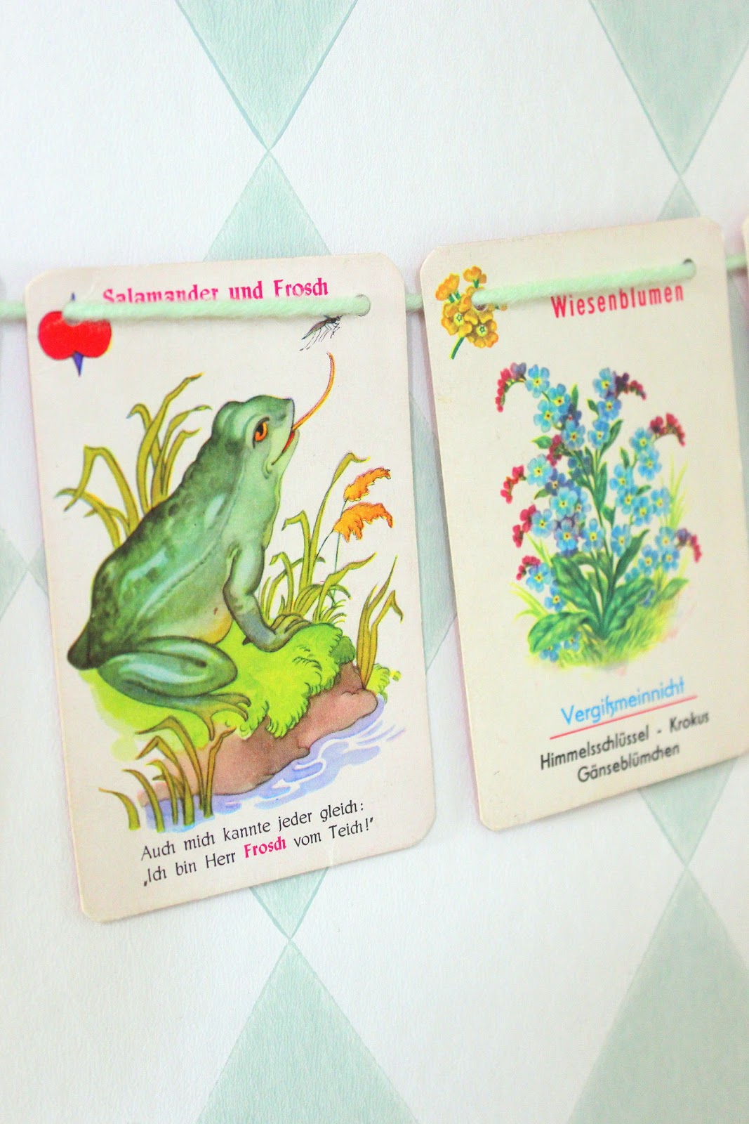 DIY: Girlande aus einem alten Kartenspiel
