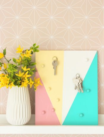 DIY - aus einem Holzpuzzle wird ein Hakenboard