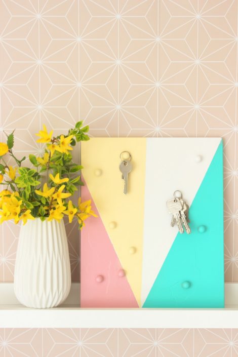 DIY - aus einem Holzpuzzle wird ein Hakenboard