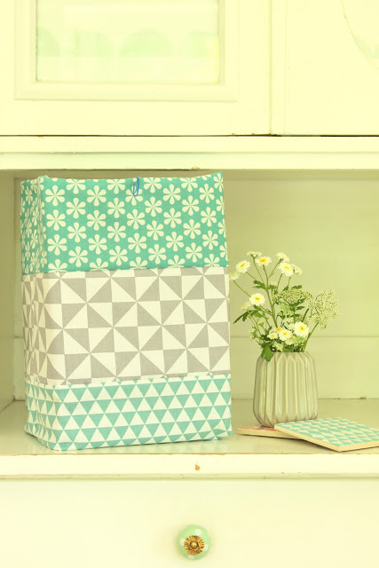 DIY ein Überzug für Paper Bag nähen