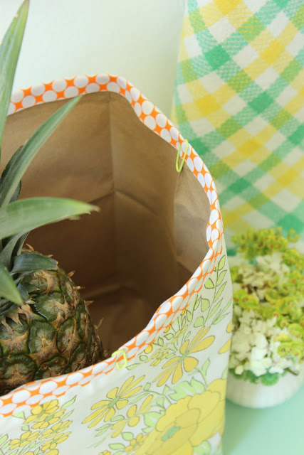 DIY ein Überzug für Paper Bag nähen