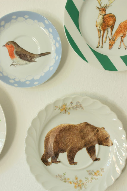 DIY-herbstliche Wandteller selber gestalten