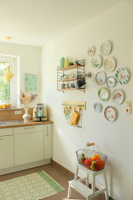 DIY-herbstliche Wandteller selber gestalten