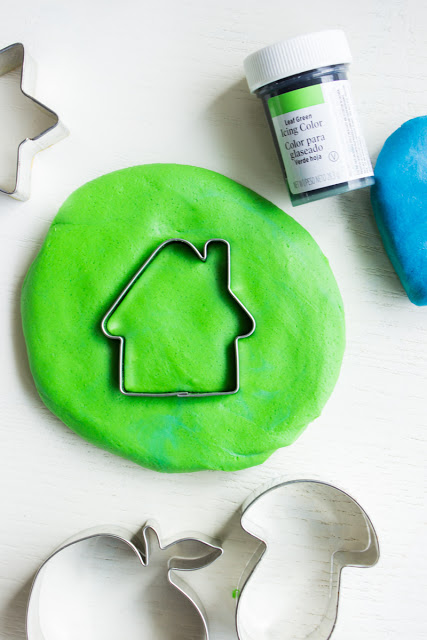 Mini Kerzenhalter aus Salzteig