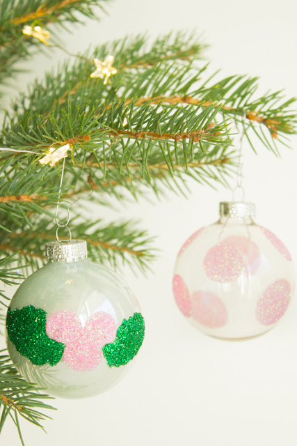 DIY - Weihnachtskugeln aufpimpen für den Tannenbaum