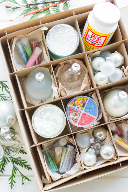 DIY - Weihnachtskugeln aufpimpen für den Tannenbaum