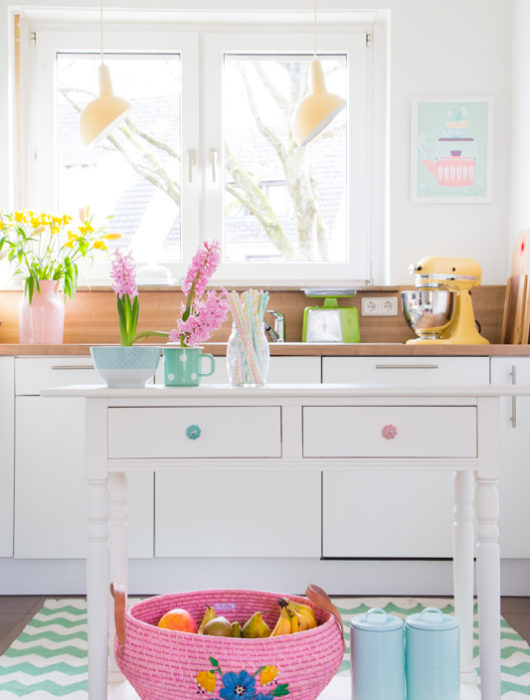 Küche im Frühlingsoutfit *