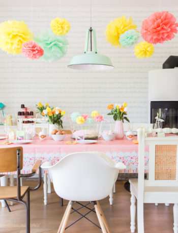 Kindergeburtstag in Pastellfarben