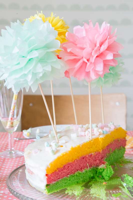 Kindergeburtstag in Pastellfarben