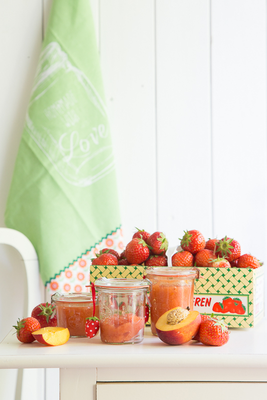 Sommer + Erdbeeren = Marmelade