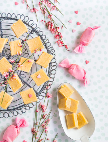 Selbstgemachte Sahne Toffees zum Valentinstag