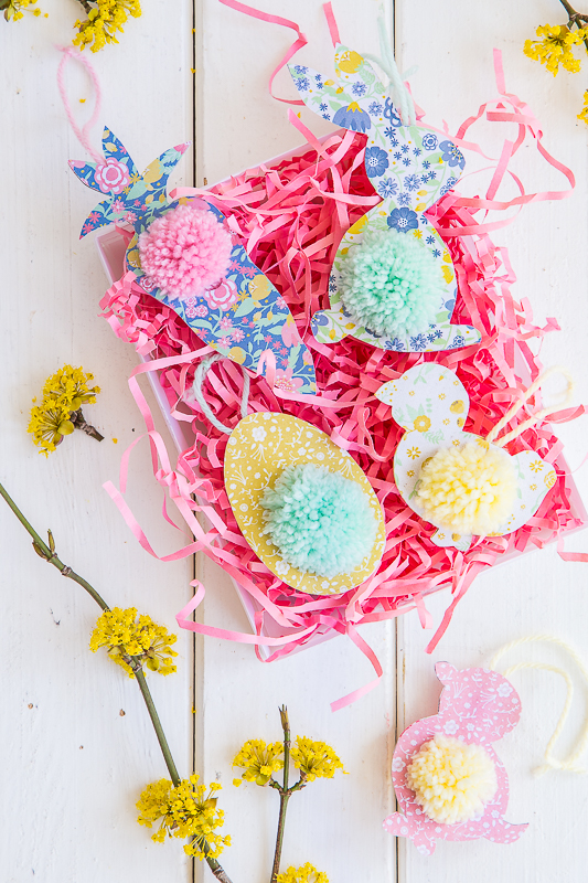 Basteln für Ostern - Anhänger für den Osterzweig