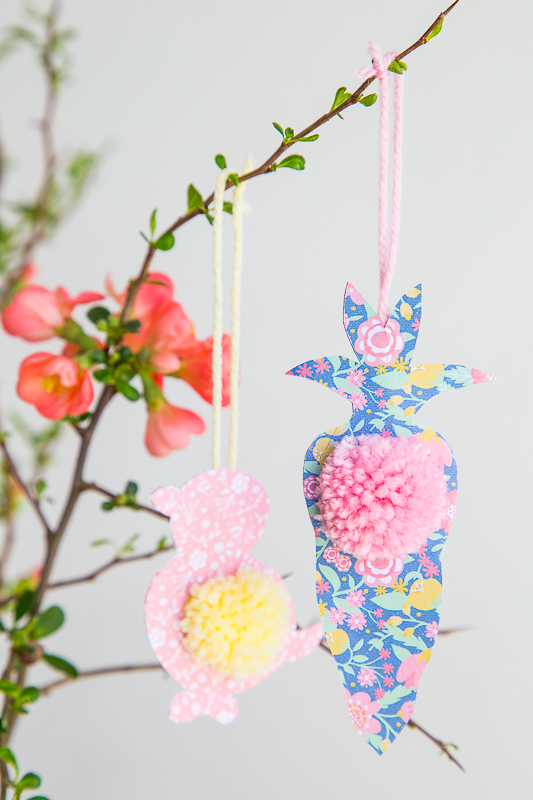 Basteln für Ostern - Anhänger für den Osterzweig