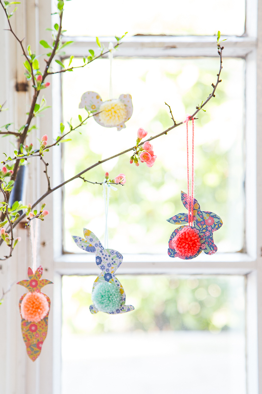 Basteln für Ostern - Anhänger für den Osterzweig