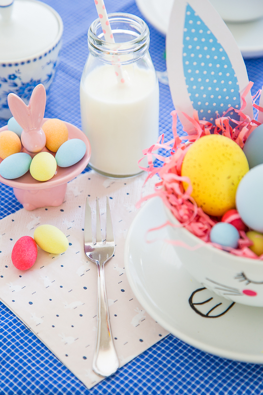 Osterkörbchen mal anders - Geschirr selber bemalen