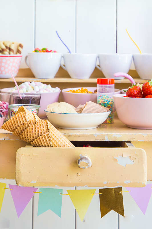 Eiscreme - Geburtstagsparty