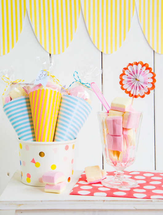 Geburtstagseinladung für eine Eiscreme-Party