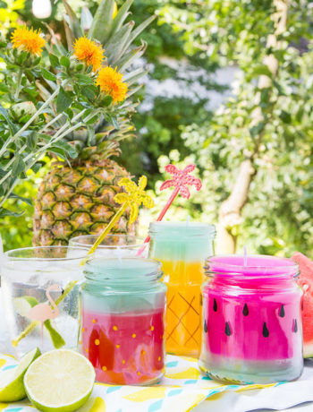 DIY - sommerliche Kerzen selber machen + Verlosung*