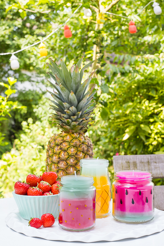 DIY - sommerliche Kerzen selber machen + Verlosung*