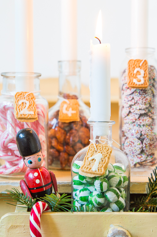 Ein zuckersüßer Adventskranz