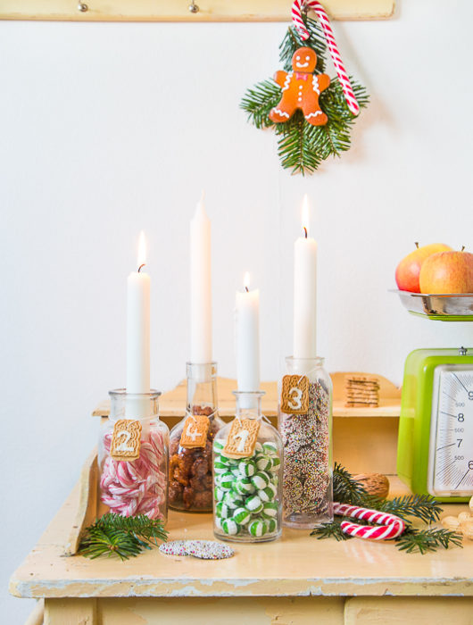 Ein zuckersüßer Adventskranz