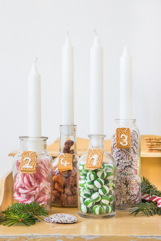 Ein zuckersüßer Adventskranz