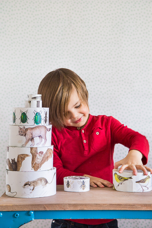 schönes Kinderspielzeug selbermachen - Stapelbecher