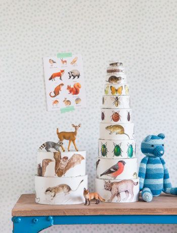 schönes Kinderspielzeug selbermachen - Stapelbecher