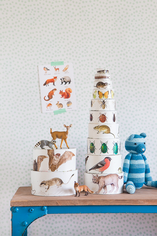 schönes Kinderspielzeug selbermachen - Stapelbecher