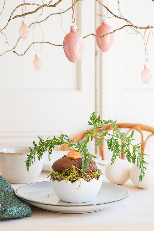 Süße Versuchung für Ostern – Schokomuffins mit Topping