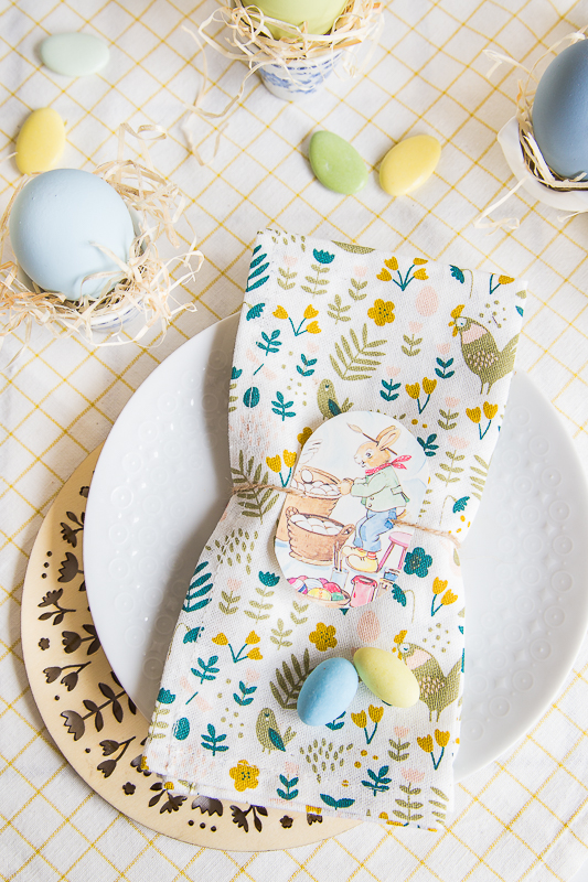 Tischdekoration - Osterideen im Vintagestyle