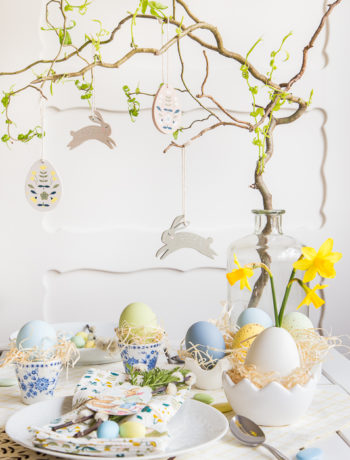 Tischdekoration - Osterideen im Vintagestyle