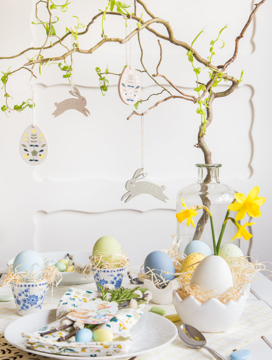 Tischdekoration - Osterideen im Vintagestyle