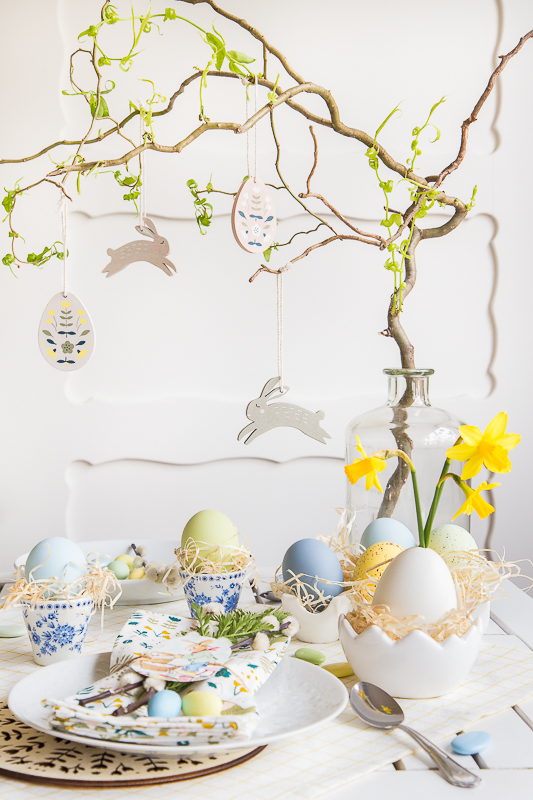 Tischdekoration - Osterideen im Vintagestyle