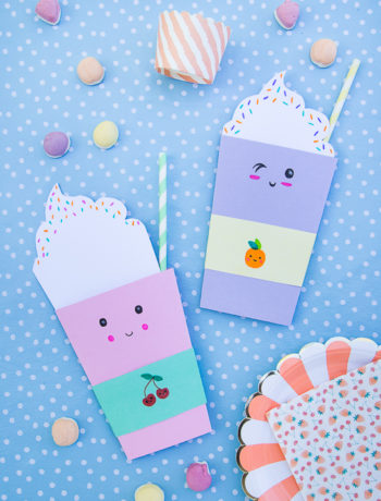 Einladungen für eine Geburtstags - Kawaii Party basteln