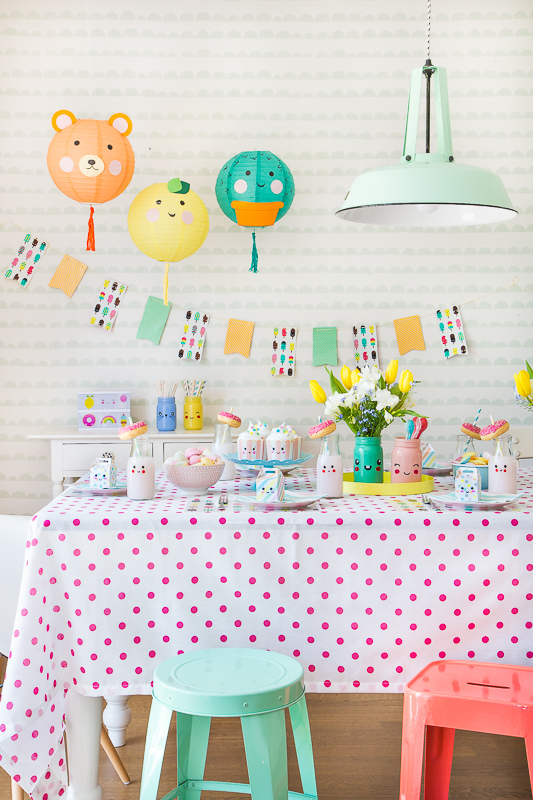 Verspielt, bunt und fröhlich - eine Geburtstagsparty im Kawaii - Style