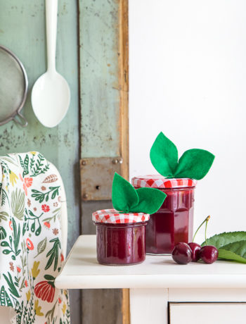 Geschenkidee - Kirschmarmelade selbermachen und verpacken