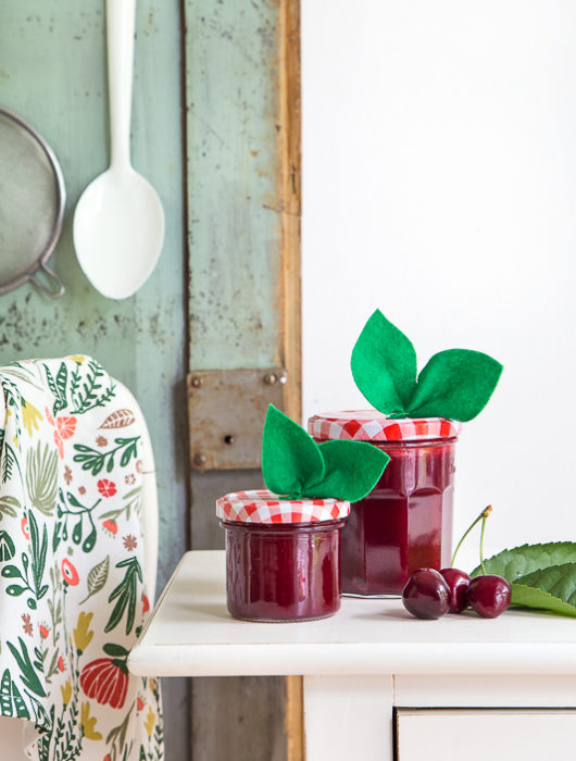Geschenkidee - Kirschmarmelade selbermachen und verpacken