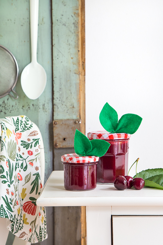 Geschenkidee - Kirschmarmelade selbermachen und verpacken