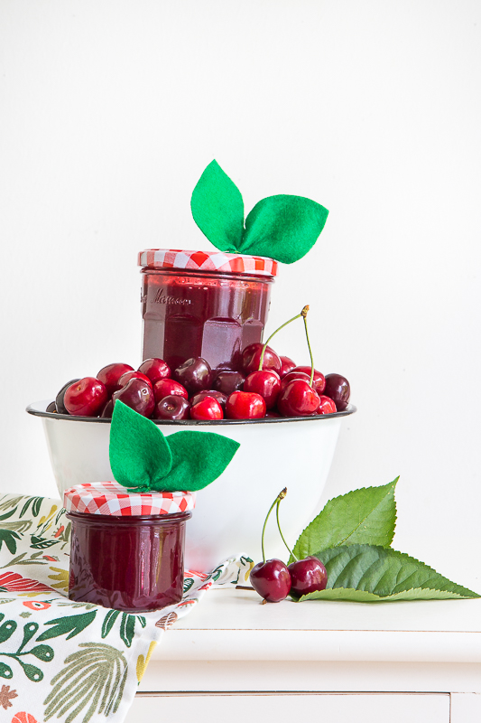 Geschenkidee - Kirschmarmelade selbermachen und verpacken