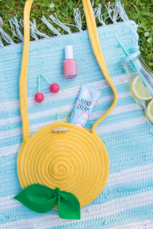 DIY Sommertasche aus einem Seil selber nähen