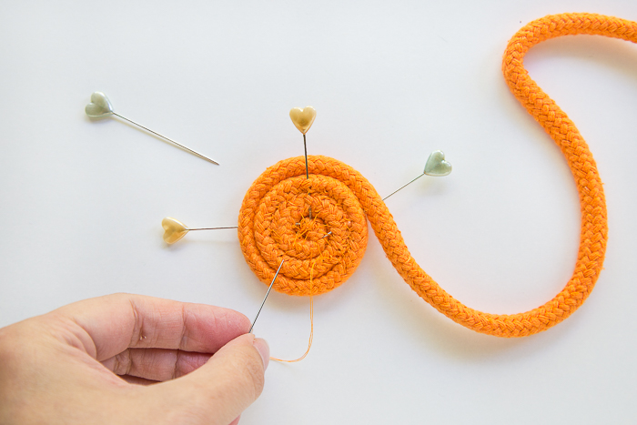 DIY Sommertasche aus einem Seil selber nähen