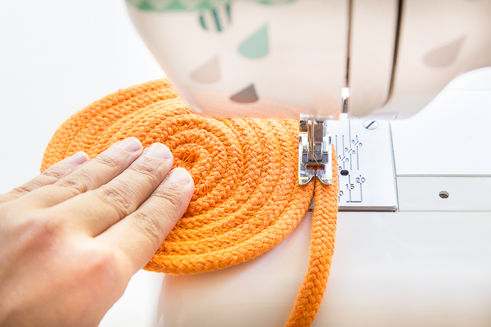 DIY Sommertasche aus einem Seil selber nähen