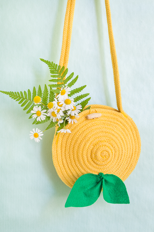 DIY Sommertasche aus einem Seil selber nähen