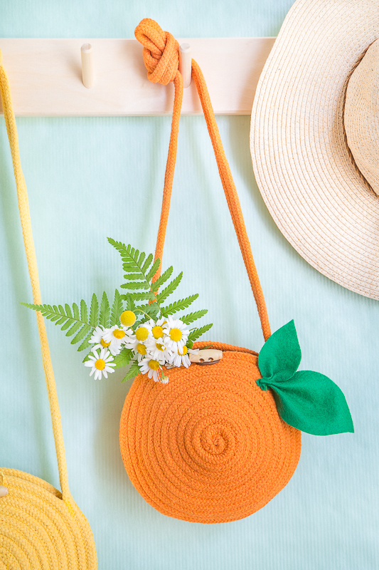 DIY Sommertasche aus einem Seil selber nähen