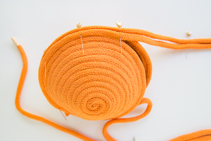 DIY Sommertasche aus einem Seil selber nähen