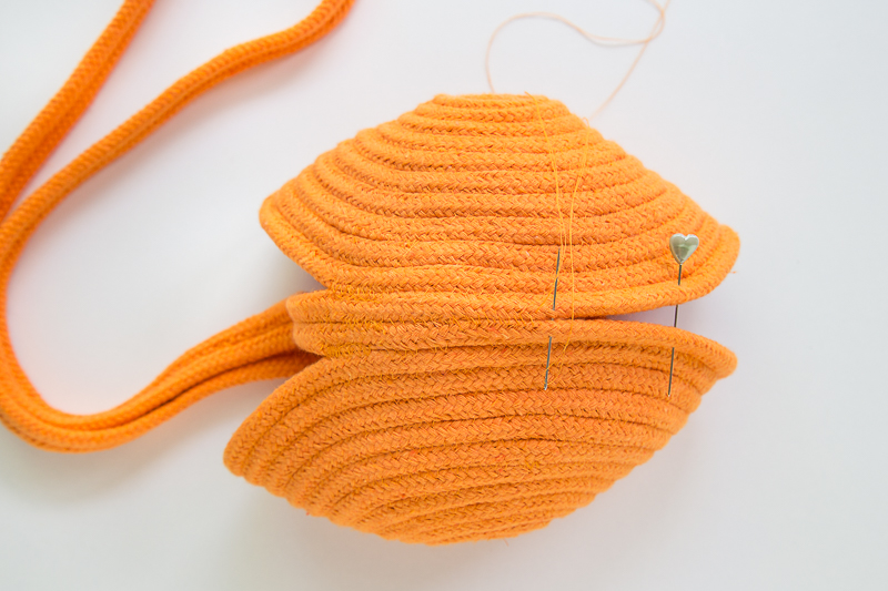 DIY Sommertasche aus einem Seil selber nähen